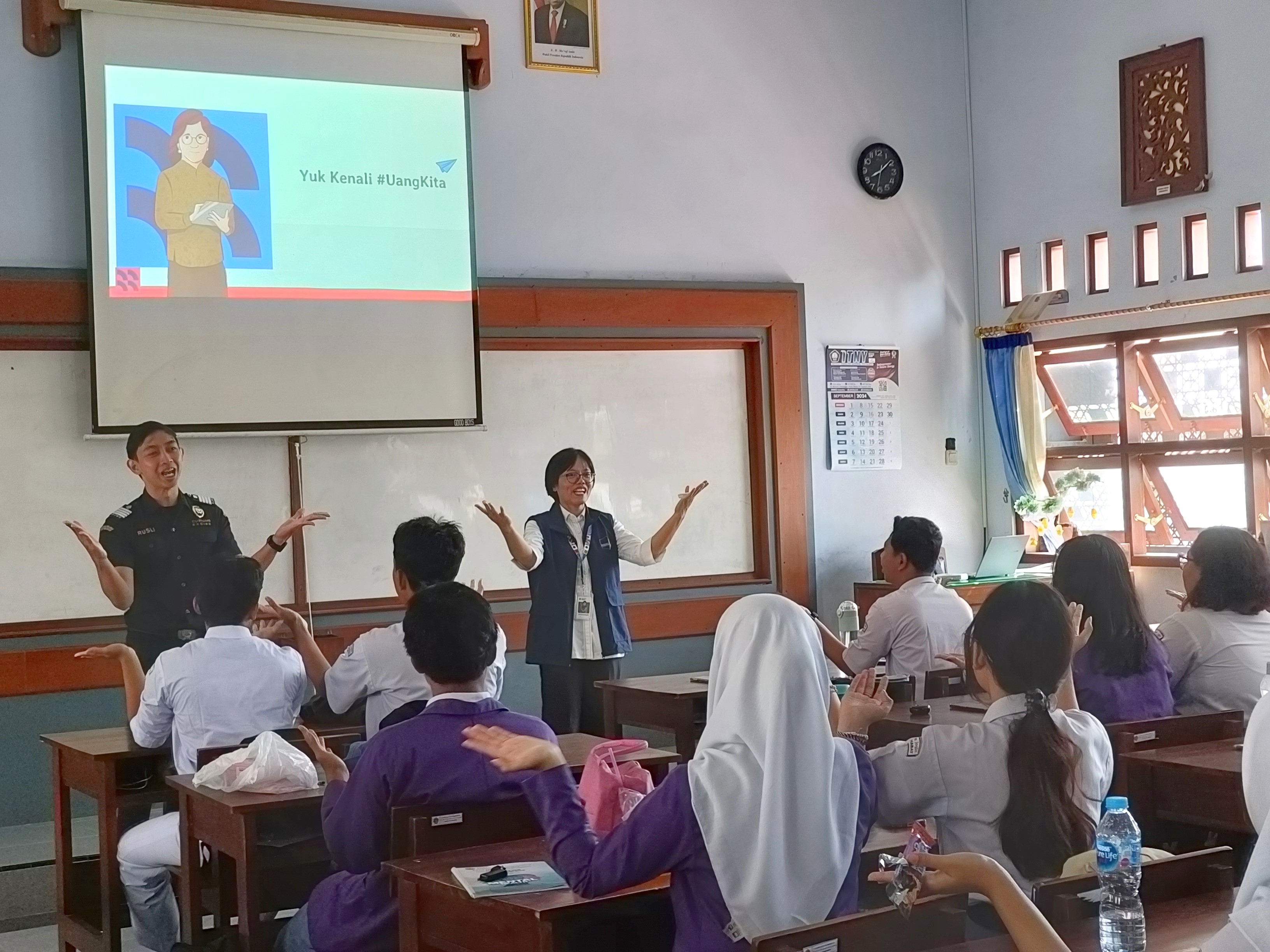 Kemenkeu RI Selenggarakan Program Kemenkeu Mengajar 9 di SMAN 1 Wonosari