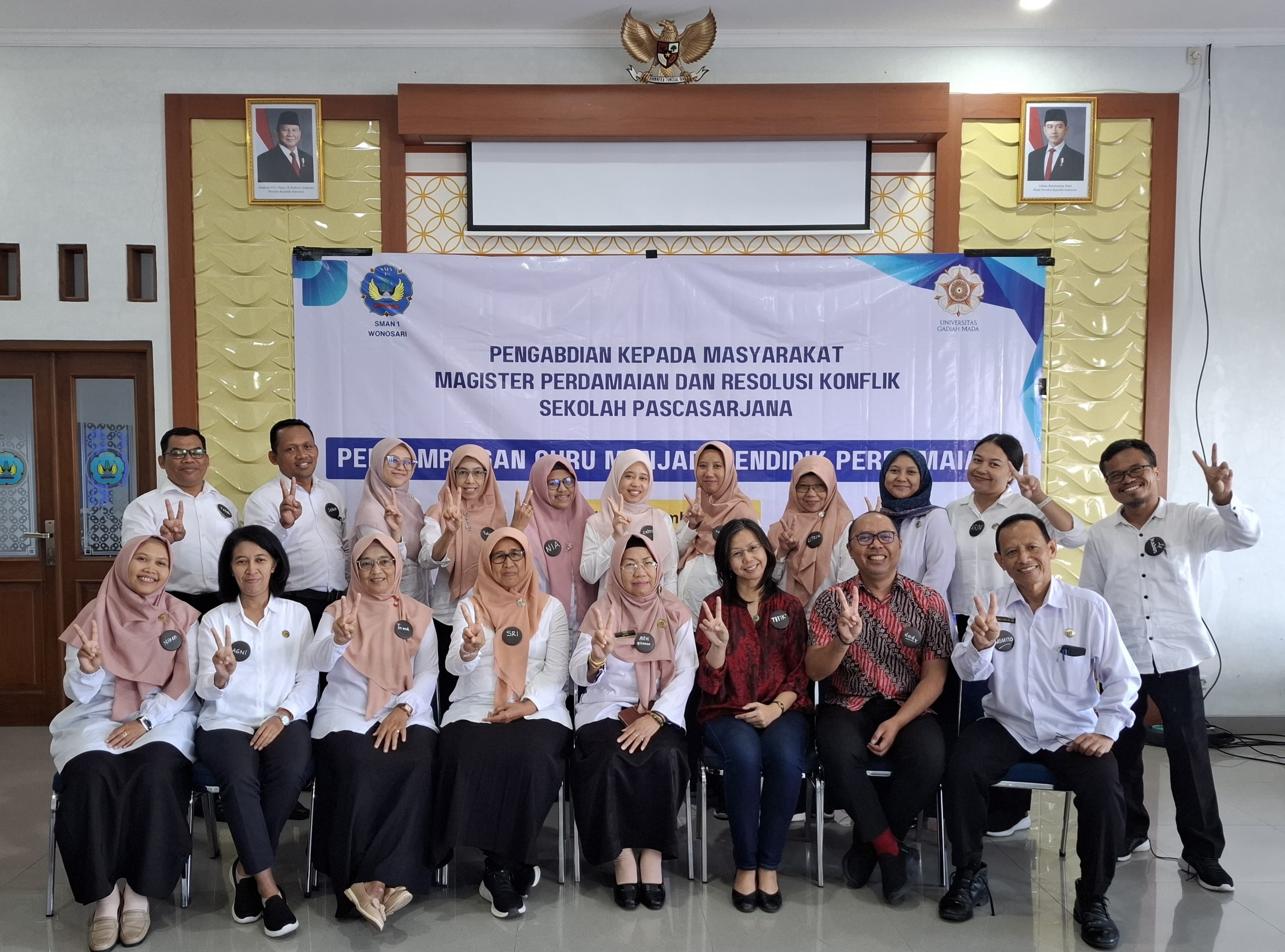 UGM Dampingi Guru SMAN 1 Wonosari Wujudkan  Pendidikan Perdamaian di Sekolah