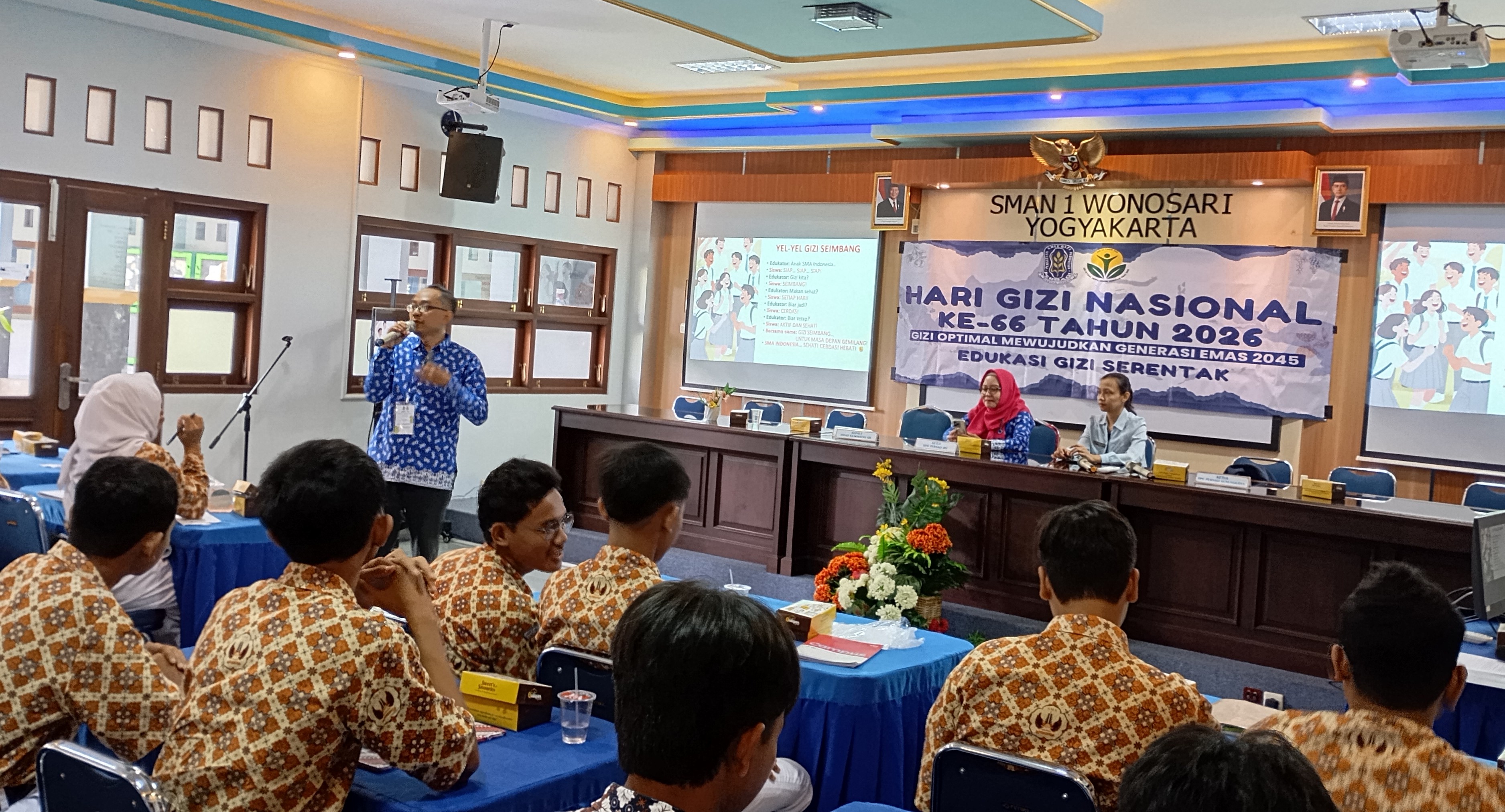 PERSAGI Gunungkidul Ajak Siswa SMAN 1 Wonosari 'Melek Gizi' di Hari Gizi Nasional ke-66