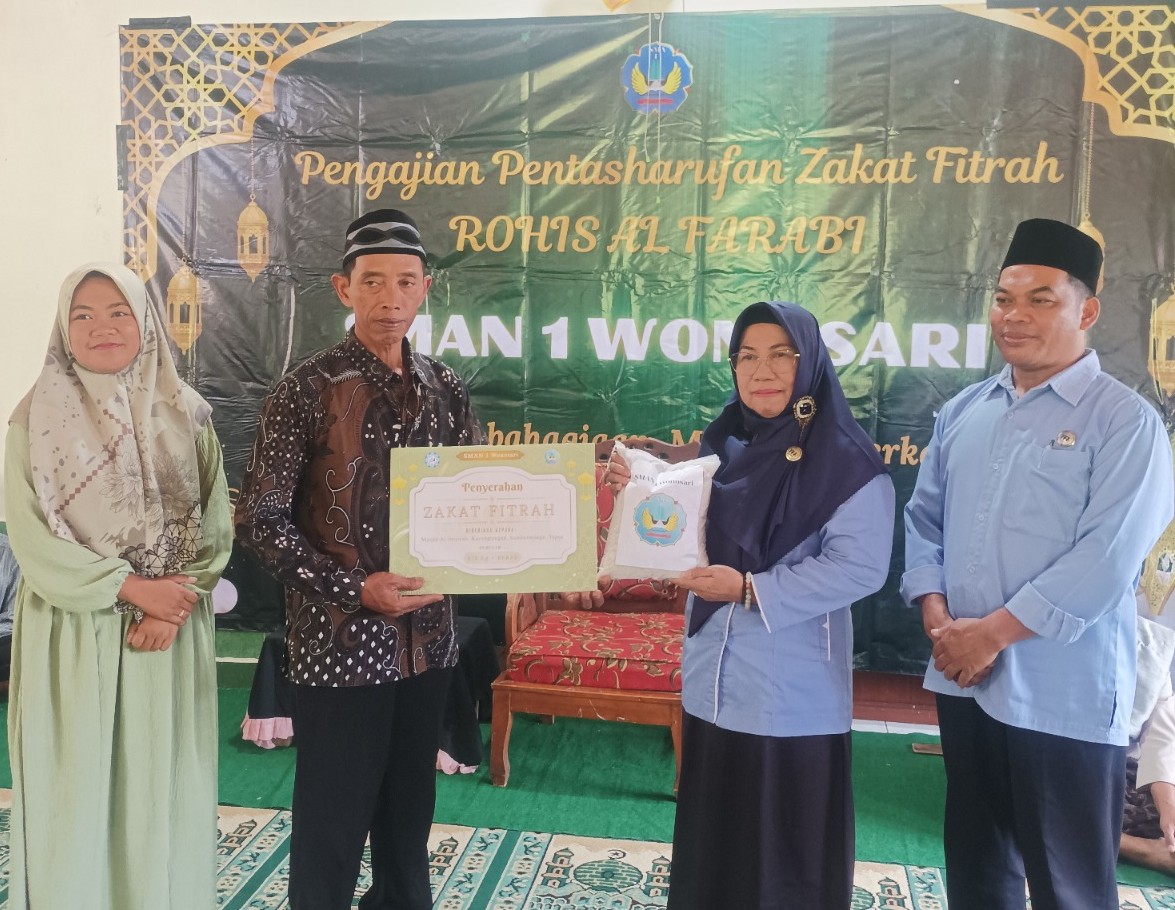 Pengurus UPZ Masjid Al Farabi SMAN 1 Wonosari Salurkan ZIS Periode Pertama Tahun 2026