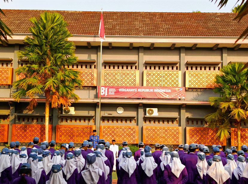 Junjung Satu Semangat Merah Putih, SMAN 1 Wonosari Semarakkan HUT ke-81 RI
